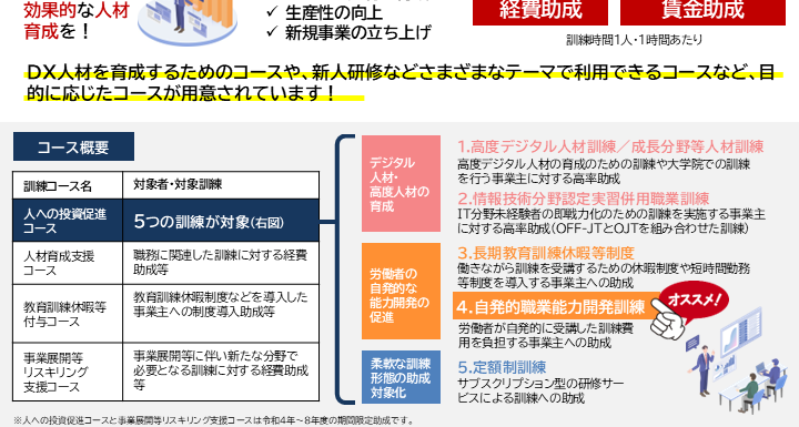 【2024年8月号②】フォーカス会計NEWS（人材開発支援助成金）