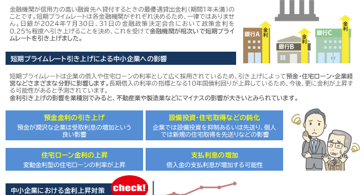 【2024年12月号②】フォーカス会計NEWS（短期プライムレート引き上げ）