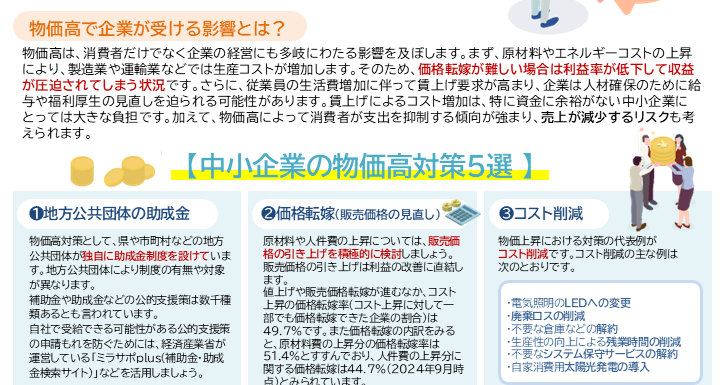 【2025年8月号①】フォーカス会計NEWS（中小企業の物価高対策5選）