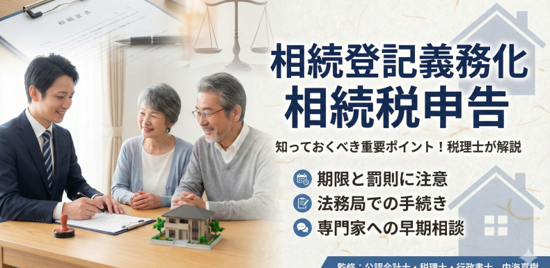 【相続税申告前に】相続登記義務化で知っておくべき重要ポイント！税理士が解説