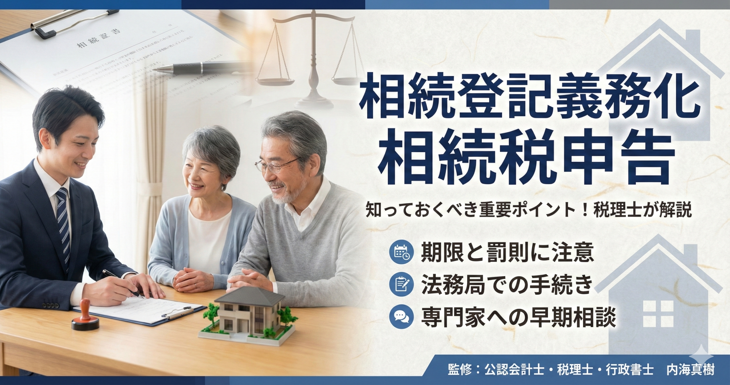 【相続税申告前に】相続登記義務化で知っておくべき重要ポイント！税理士が解説